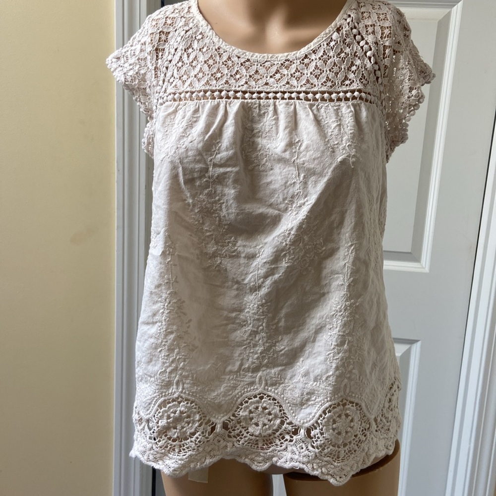 Xhileration lacy top size medium